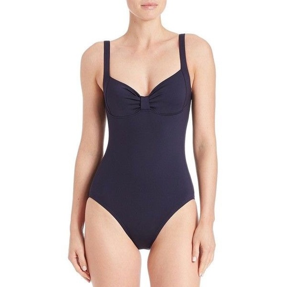 kate spade Other - Kate Spade Navy Blue Bow One Piece Swim